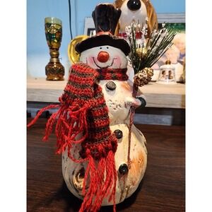 Kirkland Ceramic 7‎ Inch Snowman Rustic